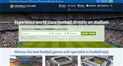 Desktop Screenshot of footballtour.org
